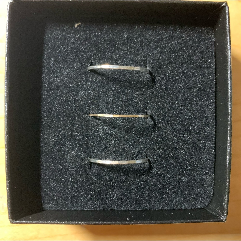 Catbird Classic Hammered and Threadbare Rings